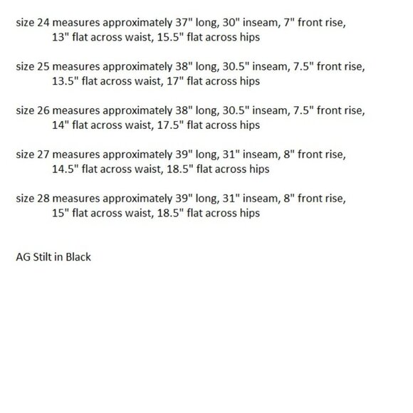 AG Adriano Goldschmied Stilt Jeans in Super Black Sateen NEW - Picture 9 of 9